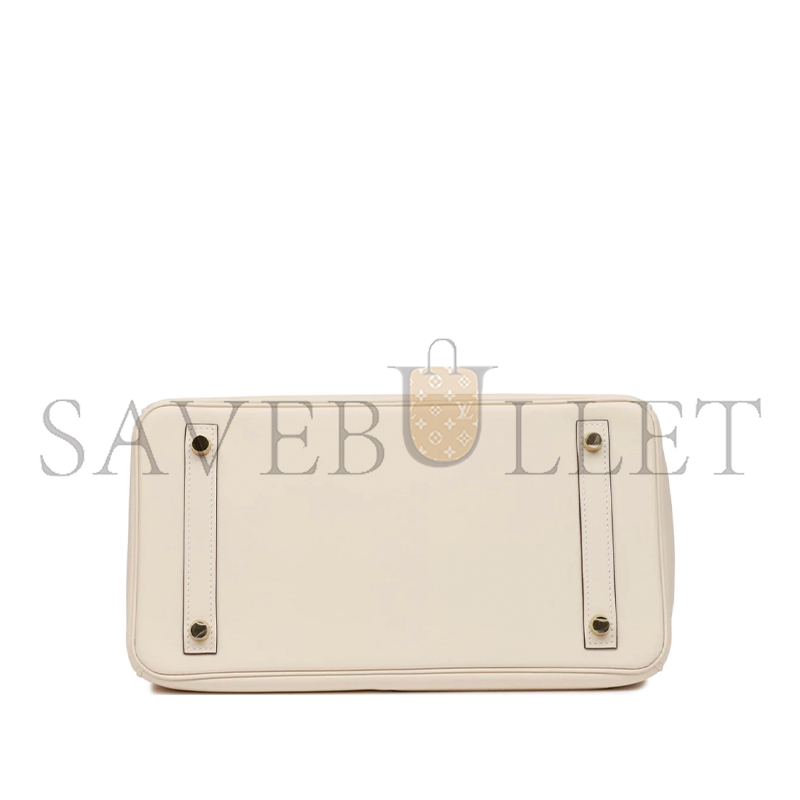 H**mes master birkin 30 colormatic nata hand bag veau swift leather (30*22*16cm)